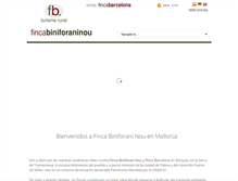 Tablet Screenshot of fincabiniforaninou.com
